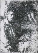 Anders Zorn Self Portrait with Model II. oil